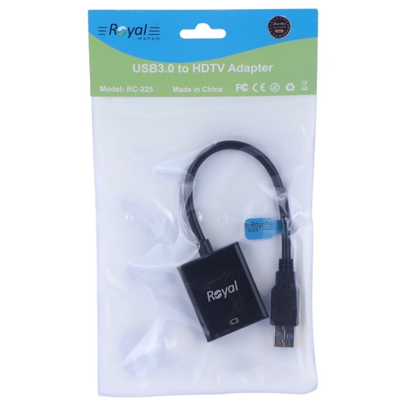 تبدیل USB 3.0 به HDMI رویال RC-225