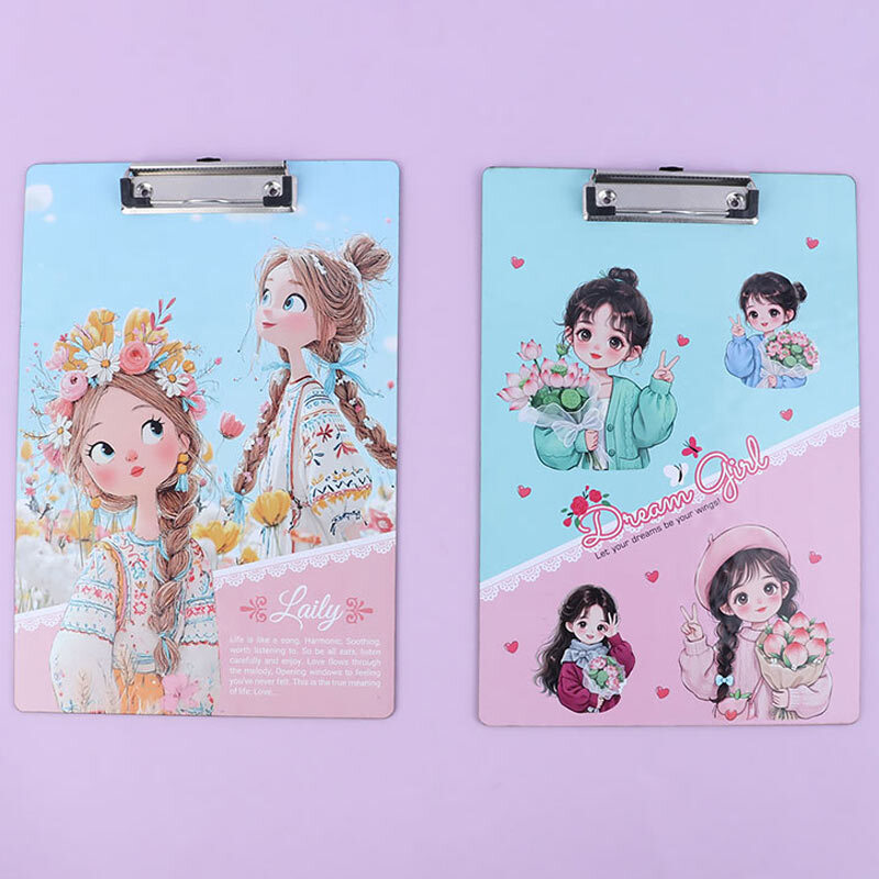 تخته شاسی پلنر دار A4 پارسام طرح دختر