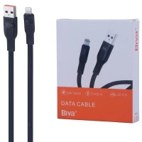 کابل لایتنینگ فست شارژ 2.4 آمپر بیوا C-01L طول 1 متر