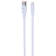 کابل لایتنینگ فست شارژ 2.4 آمپر بیوا C-01L طول 1 متر