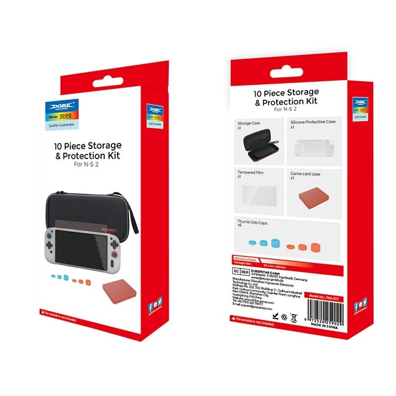 کیت ذخیره‌ سازی و محافظت کنسول نینتندو Dobe TNS-5111 Nintendo Switch 2