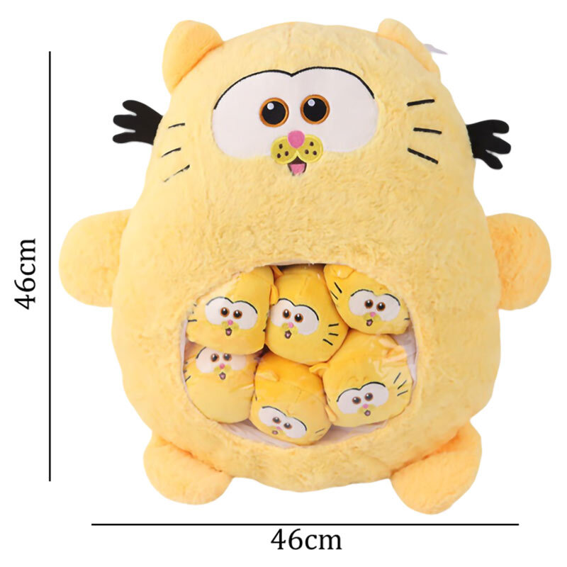 عروسک پولیشی گارفیلد بچه دار کد 5666/16