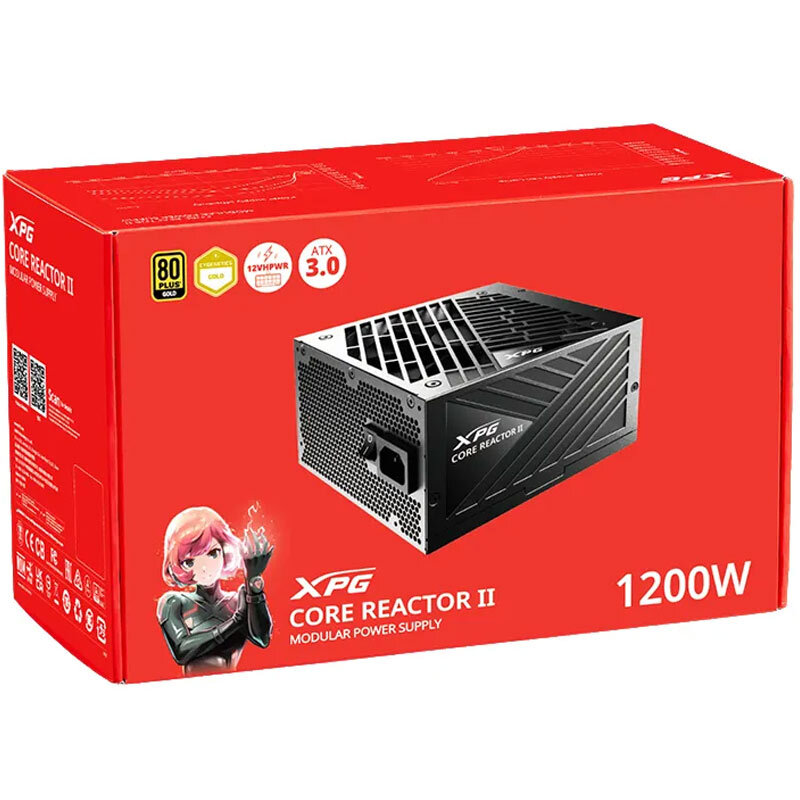 پاور ماژولار 1200 وات ای دیتا Adata XPG CORE REACTOR II Gold