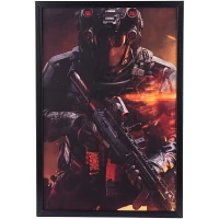 تابلو شاسی طرح Call Of Duty سایز 40*60 سانتی متر کد 3