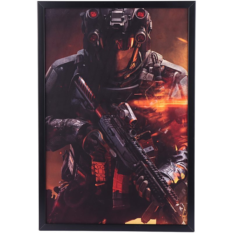 تابلو شاسی طرح Call Of Duty سایز 40*60 سانتی متر کد 3