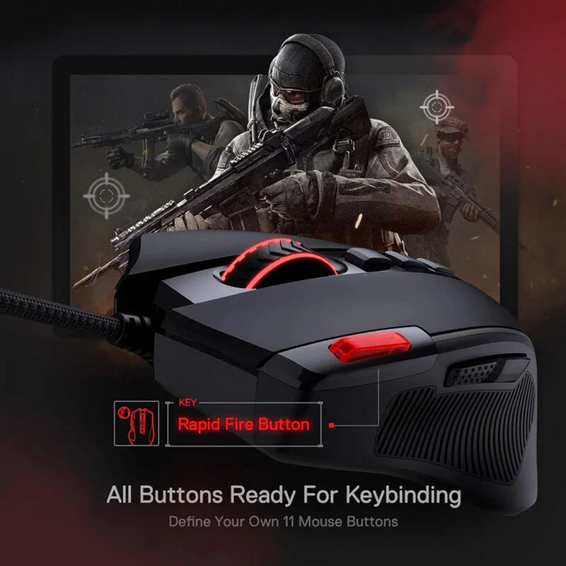موس گیمینگ ردراگون PREDATOR M612