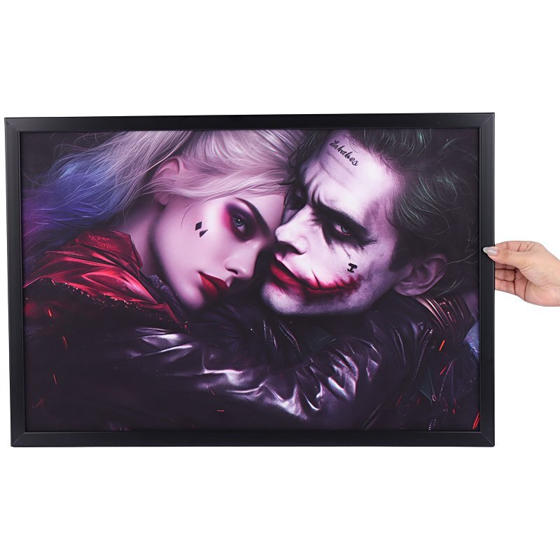 تابلو شاسی طرح Joker & Harley Quinn سایز 40*60 سانتی متر