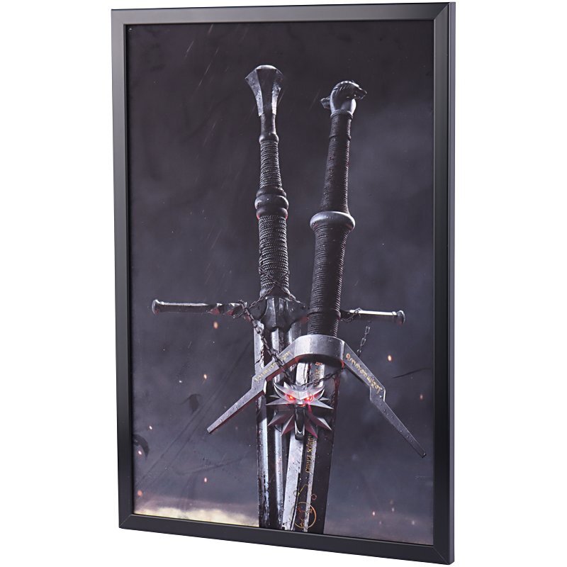 تابلو شاسی طرح The Witcher سایز 40*60 سانتی متر کد 1