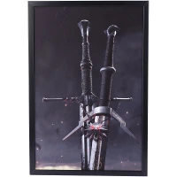 تابلو شاسی طرح The Witcher سایز 40*60 سانتی متر کد 1