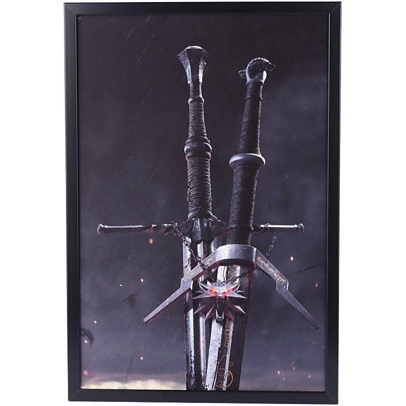 تابلو شاسی طرح The Witcher سایز 40*60 سانتی متر کد 1