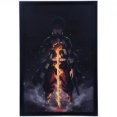 تابلو شاسی طرح Demon Slayer سایز 40*60 سانتی متر