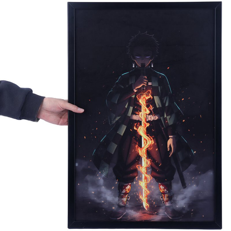تابلو شاسی طرح Demon Slayer سایز 40*60 سانتی متر
