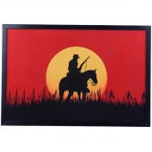تابلو شاسی طرح Red Dead Redemption سایز 40*60 سانتی متر