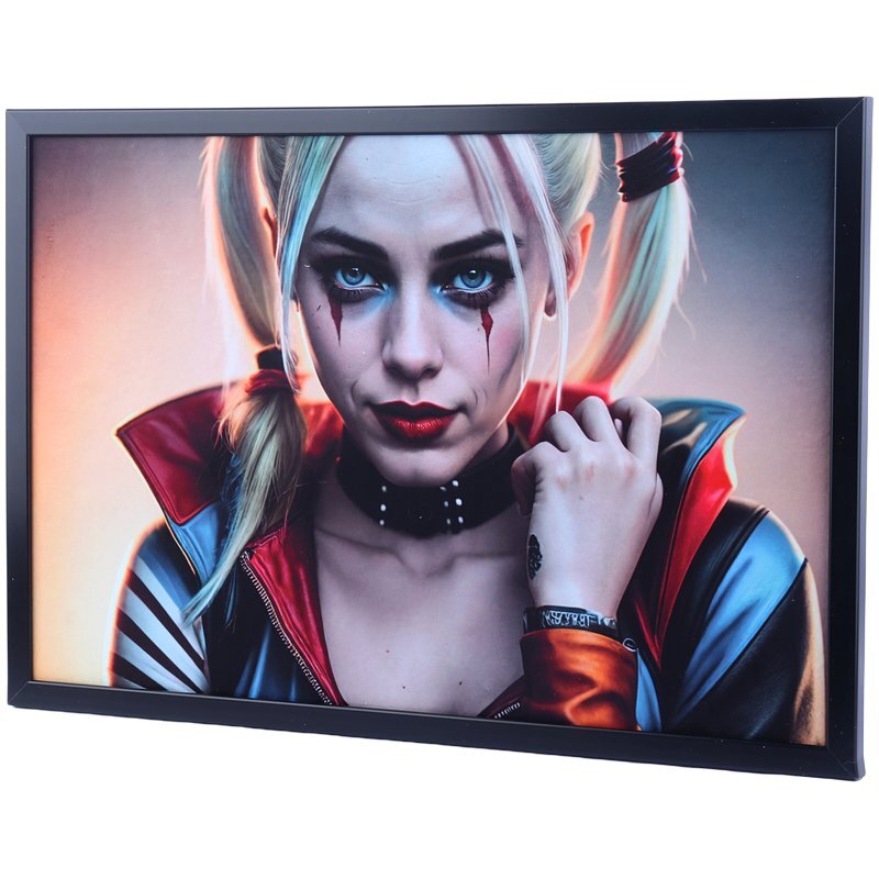 تابلو شاسی طرح Harley Quinn سایز 40*60 سانتی متر