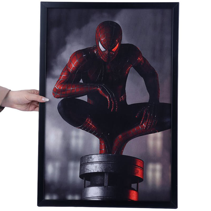 تابلو شاسی طرح Spider-Man سایز 40*60 سانتی متر کد 2