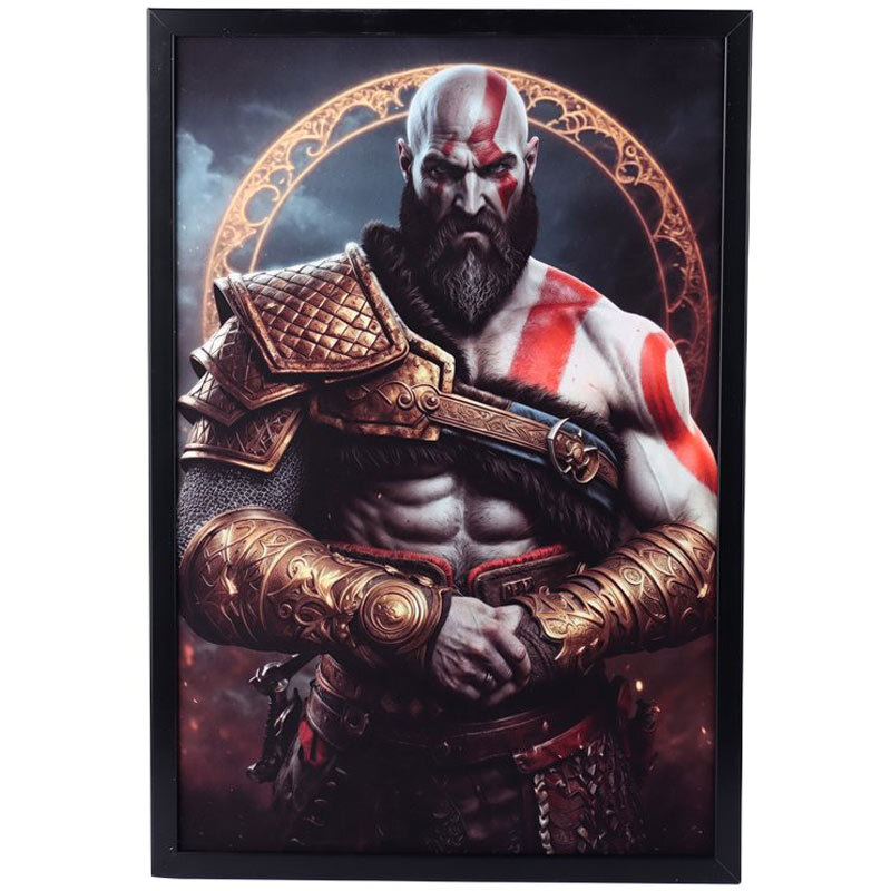تابلو شاسی طرح God Of War سایز 40*60 سانتی متر کد 2