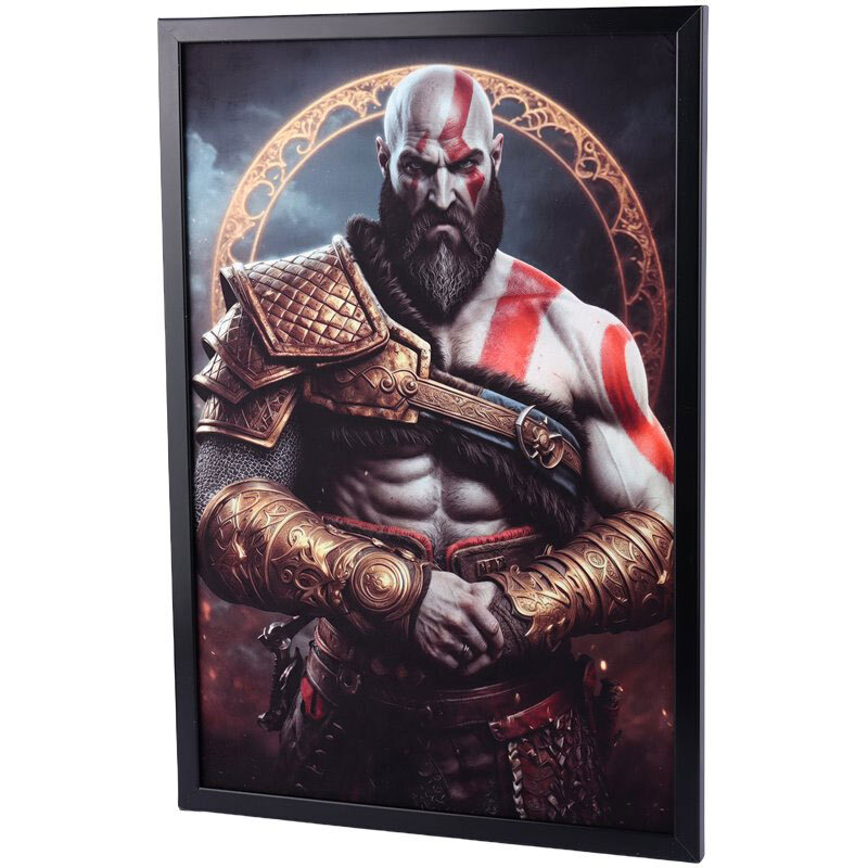 تابلو شاسی طرح God Of War سایز 40*60 سانتی متر کد 2