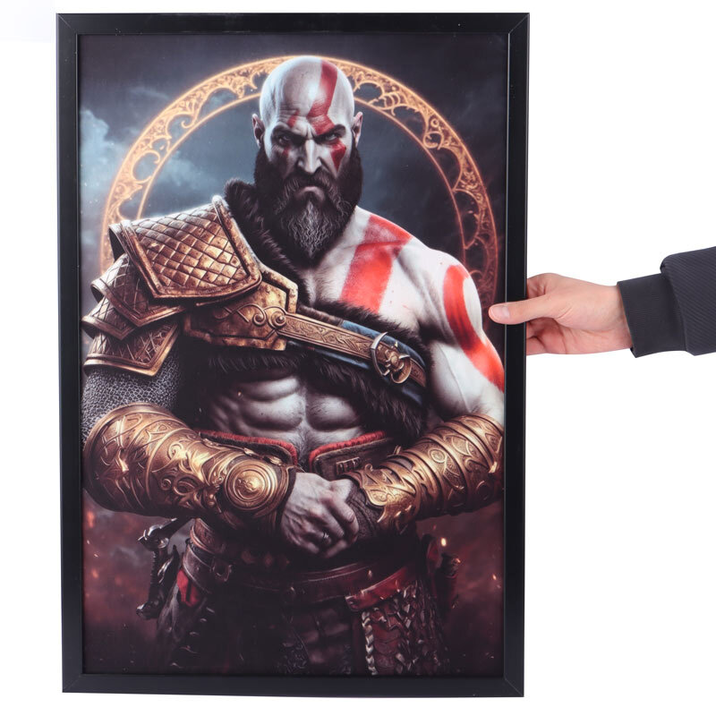 تابلو شاسی طرح God Of War سایز 40*60 سانتی متر کد 2