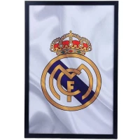 تابلو شاسی طرح Real Madrid سایز 40*60 سانتی متر کد 2