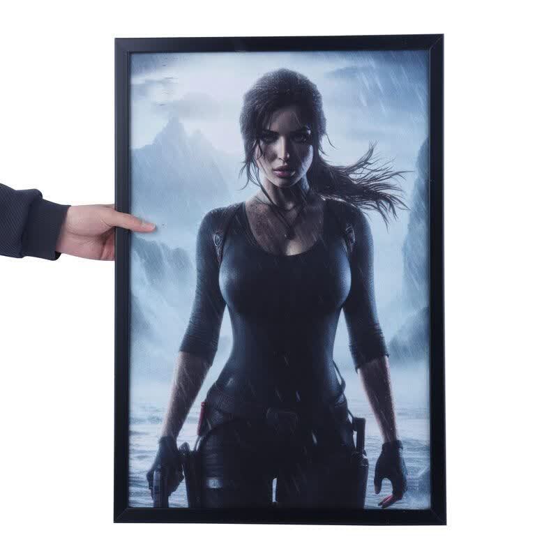 تابلو شاسی طرح Tomb Raider سایز 40*60 سانتی متر