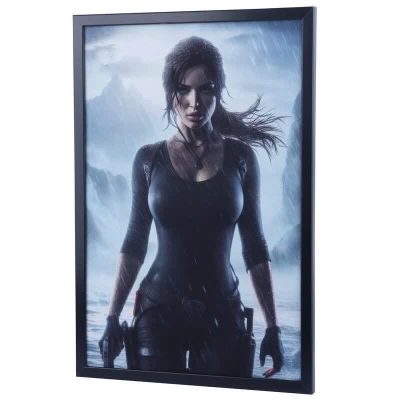 تابلو شاسی طرح Tomb Raider سایز 40*60 سانتی متر
