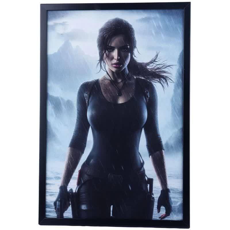 تابلو شاسی طرح Tomb Raider سایز 40*60 سانتی متر