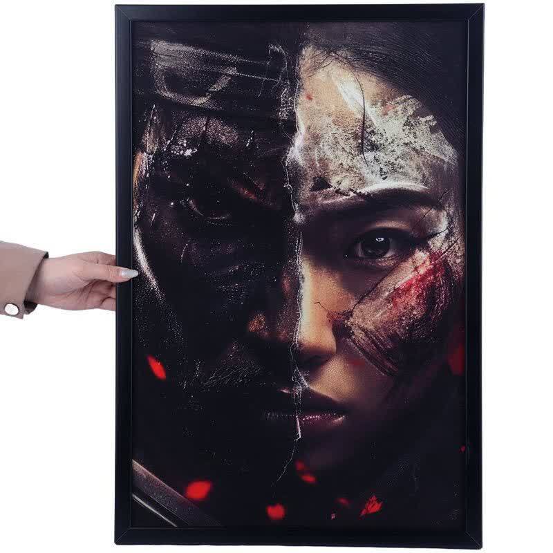 تابلو شاسی طرح Assassins Creed Shadows سایز 40*60 سانتی متر