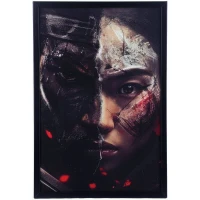 تابلو شاسی طرح Assassins Creed Shadows سایز 40*60 سانتی متر