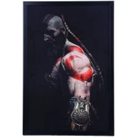 تابلو شاسی طرح God Of War سایز 40*60 سانتی متر کد 1