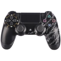 دسته بازی بی سیم SONY PlayStation 4 DualShock 4 High Copy طرح Chains