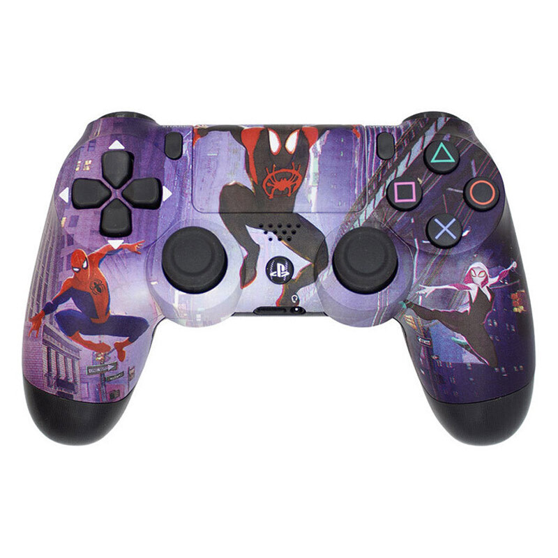 دسته بازی بی سیم SONY PlayStation 4 DualShock 4 High Copy طرح Spider Man Miles Morales