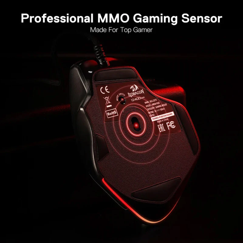 موس گیمینگ ردراگون BULLSEYE M806 RGB