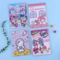 دفتر سیمی 50 برگ طرح کارتونی دخترانه نهال آلما کد 7598