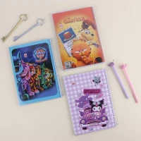 دفتر سیمی 100 برگ طرح کارتونی نهال آلما کد 7113