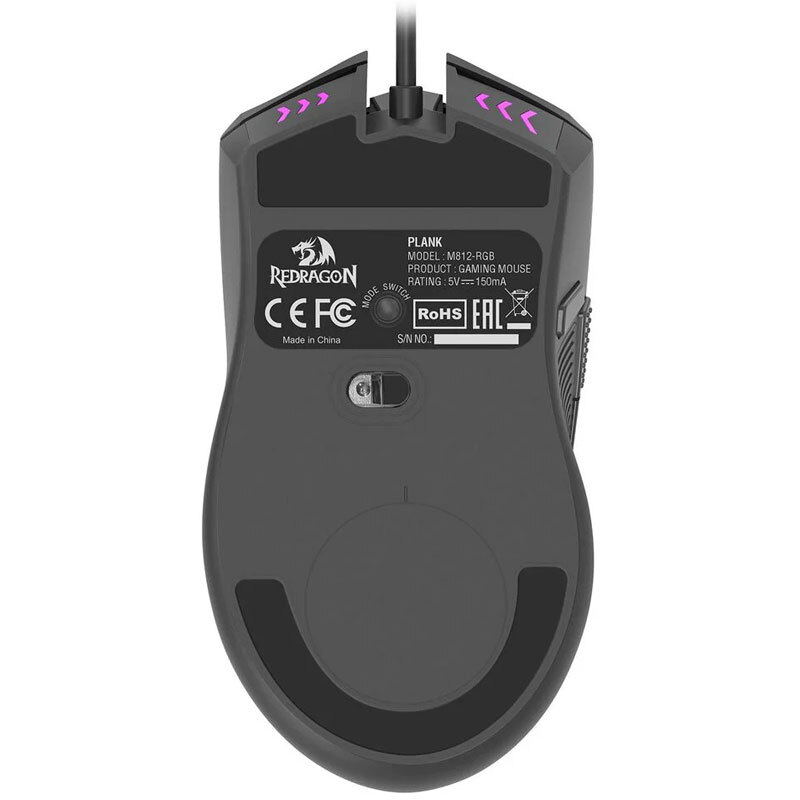 موس گیمینگ ردراگون PLANK M812 RGB