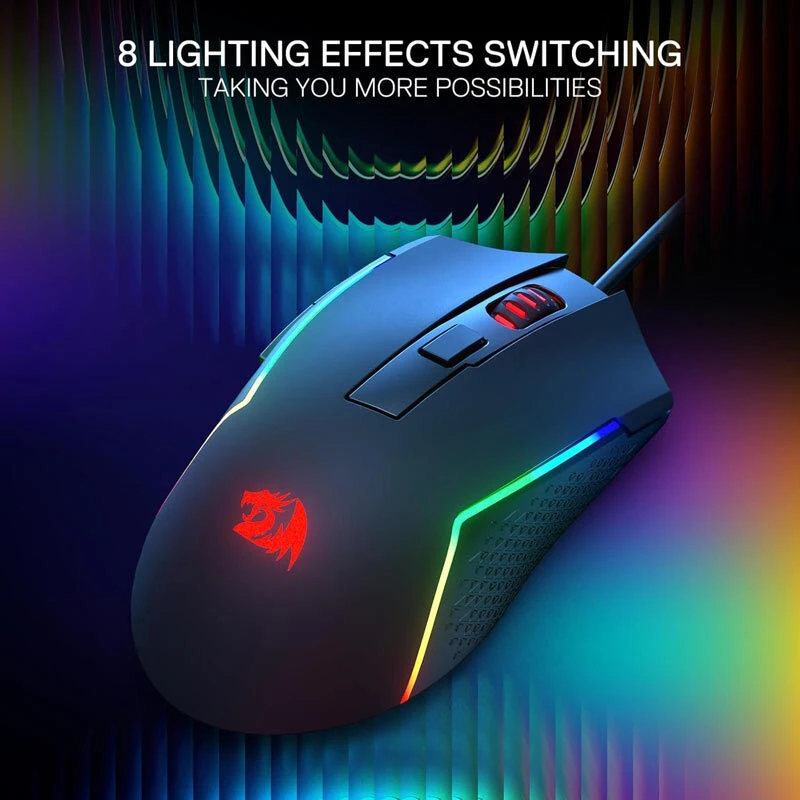 موس گیمینگ ردراگون M616 Trident Lite RGB