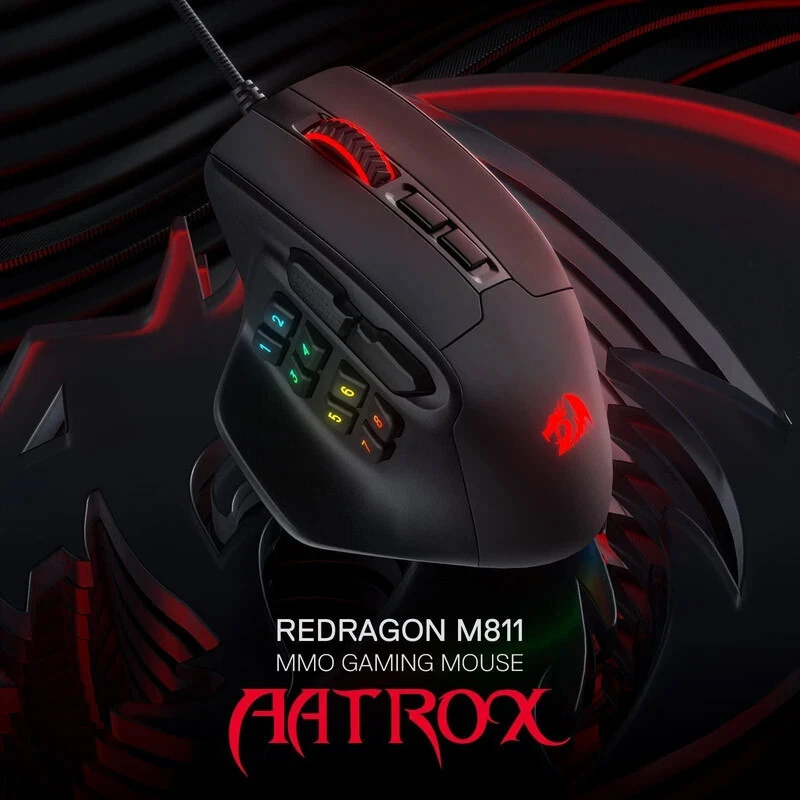 موس گیمینگ ردراگون Aatrox M811 MMO