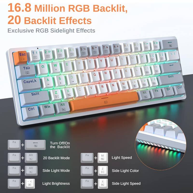 کیبورد گیمینگ ردراگون Akali K642 WGO