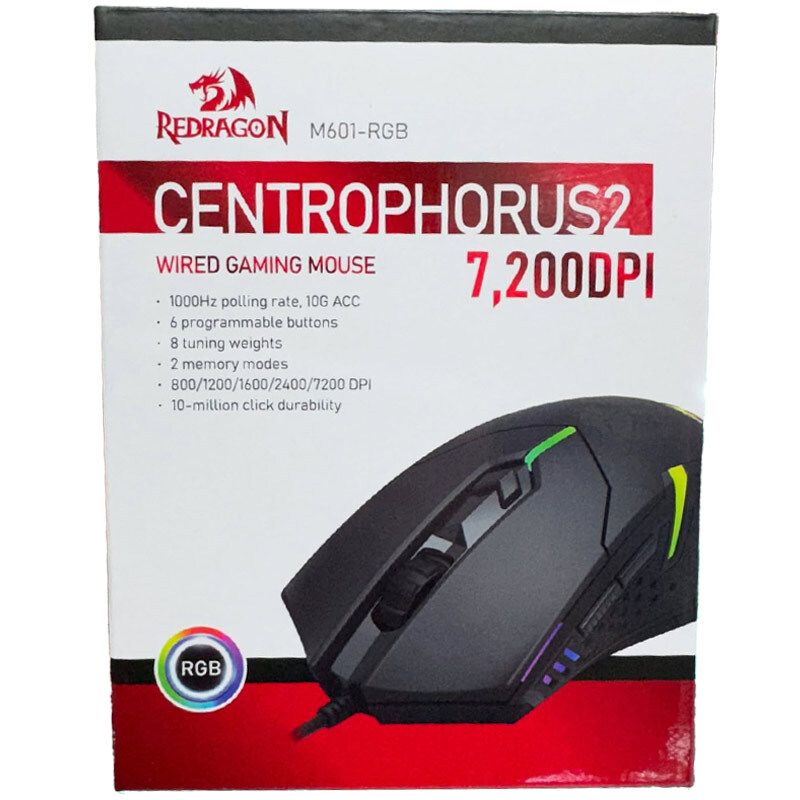 موس گیمینگ ردراگون Centrophorus 2 M601