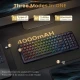 کیبورد بی سیم گیمینگ ردراگون BRAGI PRO K688 GB