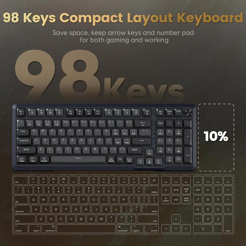 کیبورد بی سیم گیمینگ ردراگون BRAGI PRO K688 GB