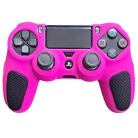 روکش دسته بازی PS4 استوپ دار زمینه صورتی مشکی