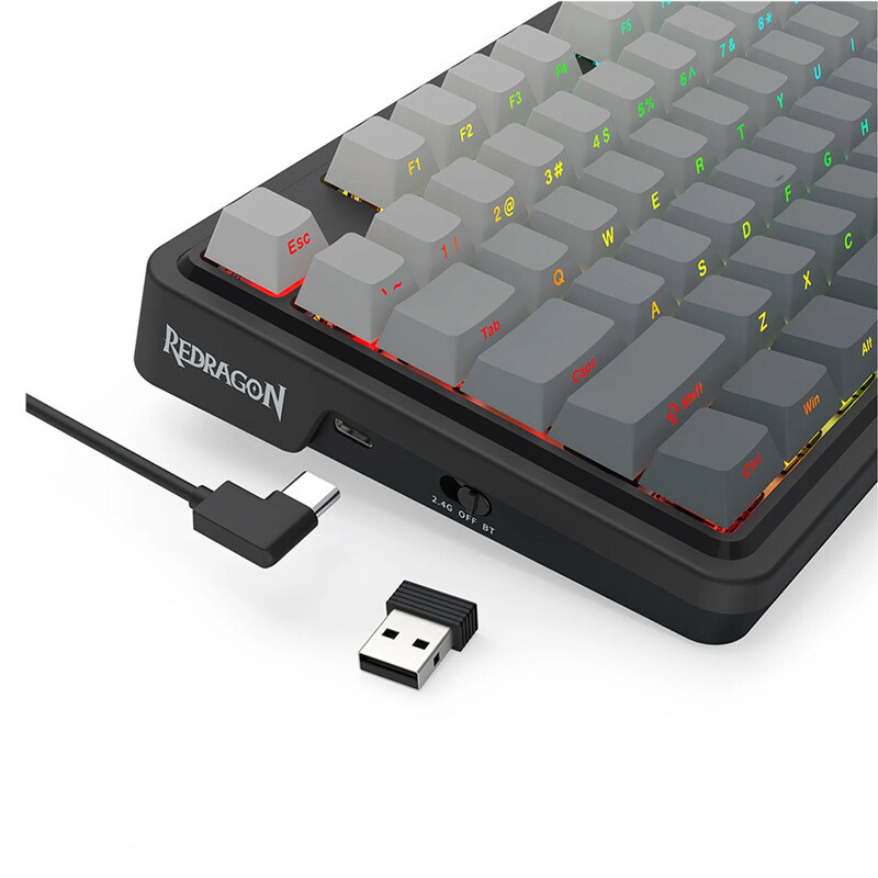 کیبورد بی سیم گیمینگ ردراگون Ucal Pro K673 SP