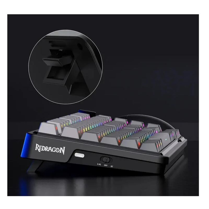 کیبورد بی سیم گیمینگ ردراگون Ucal Pro K673 SP