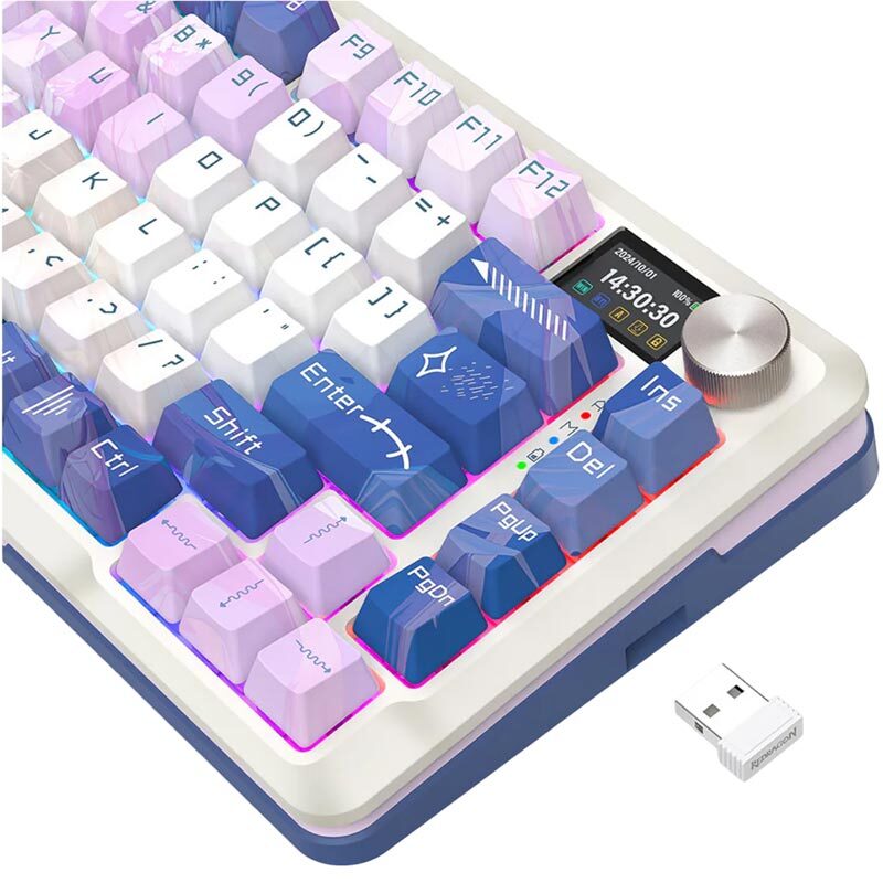 کیبورد بی سیم گیمینگ ردراگون K708AK RGB PRO