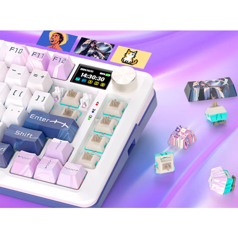 کیبورد بی سیم گیمینگ ردراگون K708AK RGB PRO