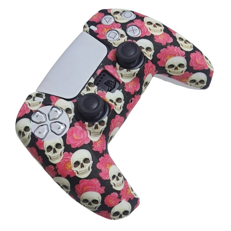 روکش دسته بازی PS5 طرح Flower skull کد 2