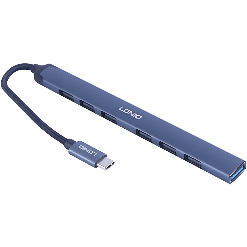 هاب 7 پورت Type-C الدینیو DS-97C