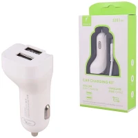 شارژر فندکی 12 وات اسکای دلفین SZ01 KIT + کابل میکرو یو اس بی