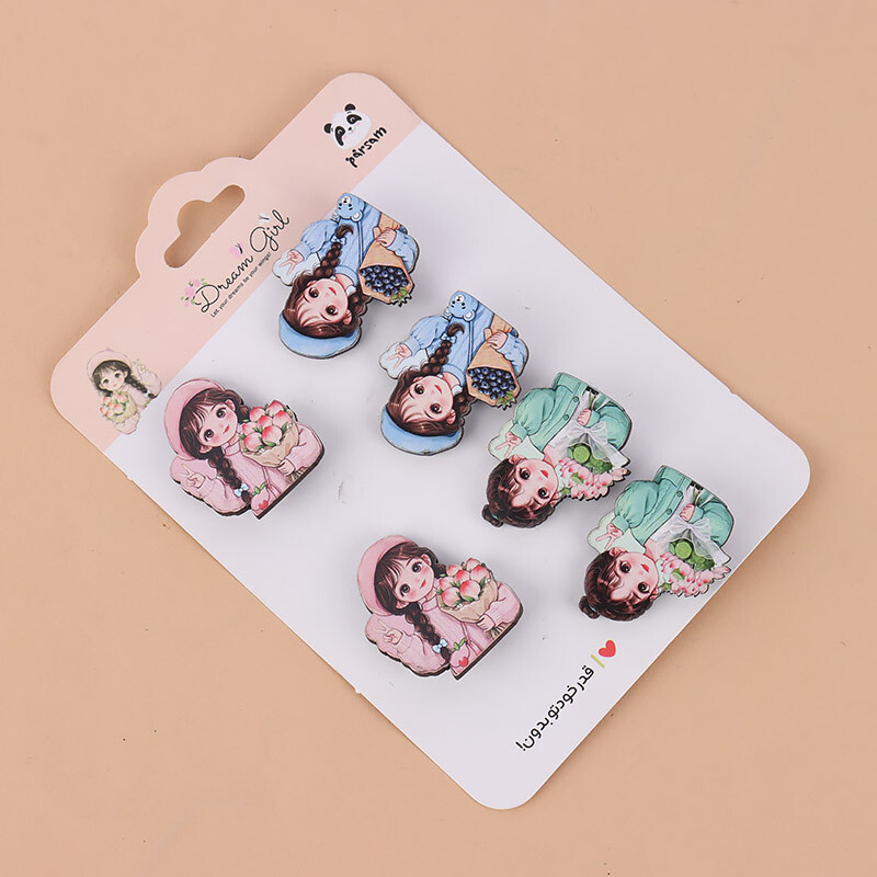 گیره سر پارسام طرح دختر گل به دست کد 1010057